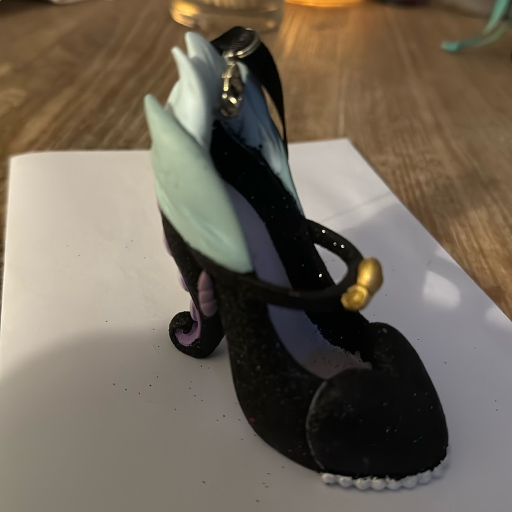 Disney Ursula shoe ornament like new collectible